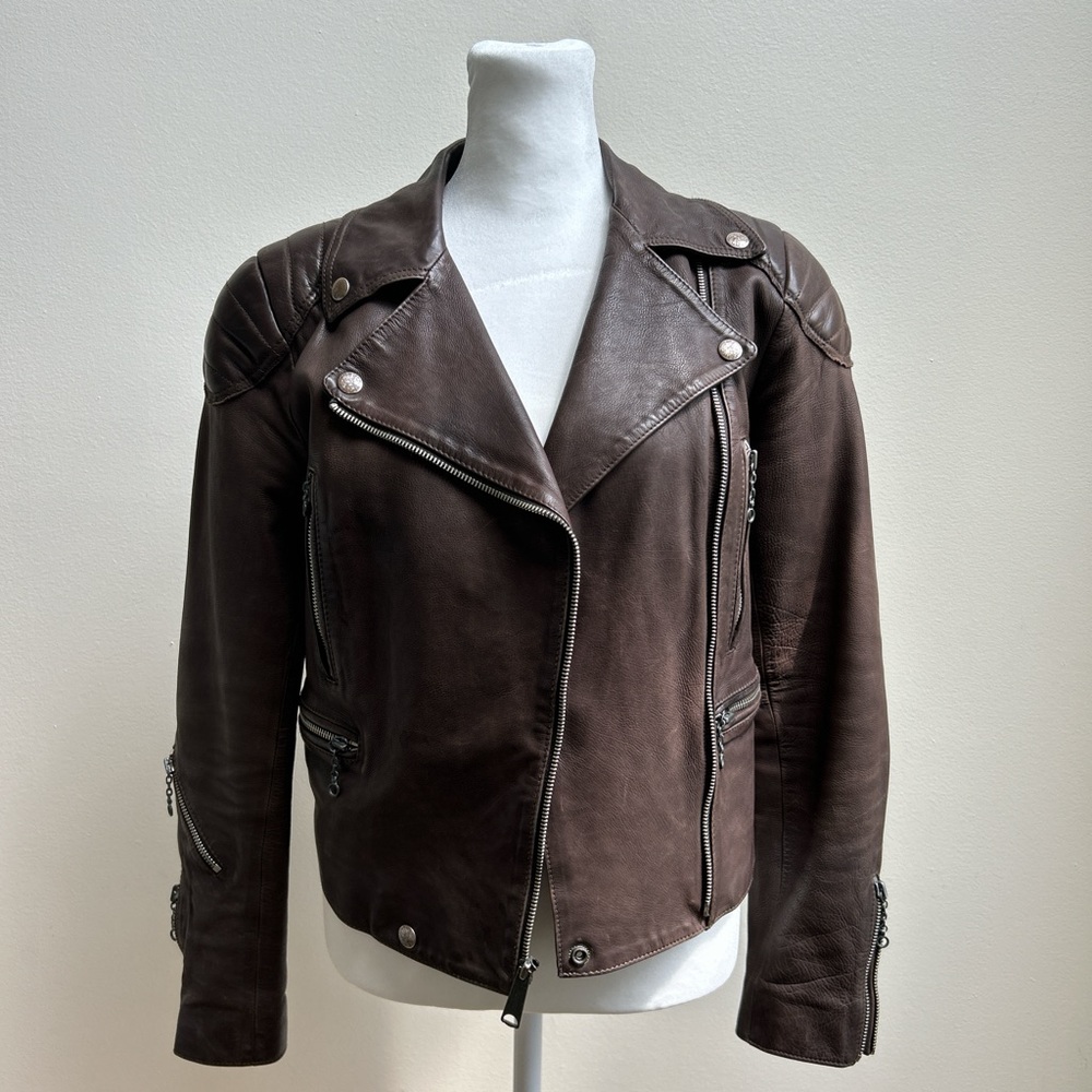 Ralph Lauren Brown Leather Women's Jacket